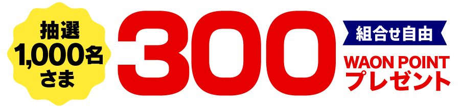 300ポイント